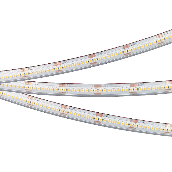 Светодиодная герметичная лента Arlight RTW-PS-A240-12mm 24V Warm3500 (19 W/m, IP67, 5m) 052643
