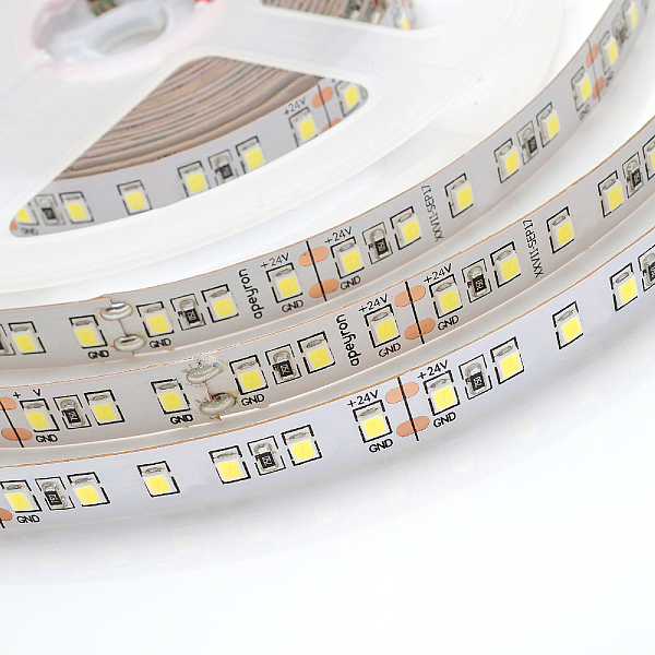 Светодиодная лента Apeyron 24В 10Вт/м smd3528, 120д/м IP20 900Лм/м 5м 4000К 00-331