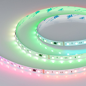 Светодиодная лента Arlight DMX-B60-10mm 24V RGB-PX6 (14 W/m, IP20, 5m)  039183(1)