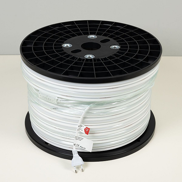 Светодиодная герметичная лента Arlight WAVE-SIDE-A120-12x25mm 230V White6000 (12 W/m, IP67, 50m, wire x2) 051935