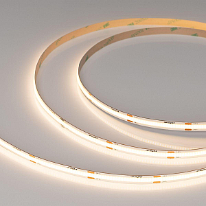 Светодиодная лента Arlight COB-X480-8mm 24V Warm3500 (8 W/m, IP20, CSP, 5m) 044575