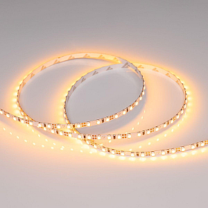 Светодиодная лента Arlight RT-A120-5mm 12V Yellow (9.6 W/m, IP20, 5m) 015006(1)
