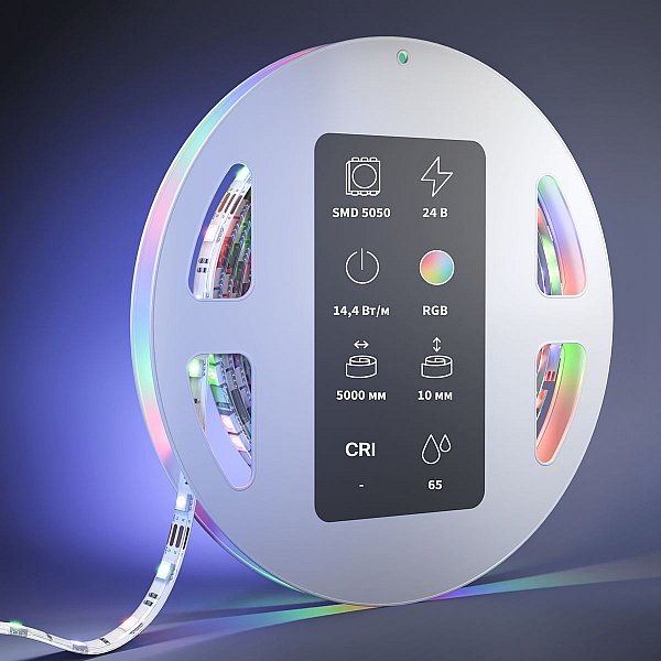 Светодиодная влагозащищенная лента Maytoni 14,4W/m 60LED/m 5050SMD RGB/RGBW 5M 201140