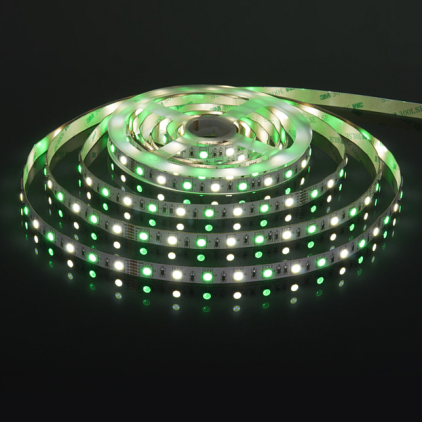 Светодиодная лента Elektrostandard 24V 14,4W 60Led 5050+5050 IP20 MIX RGB/холодный белый, 5м 4690389172274