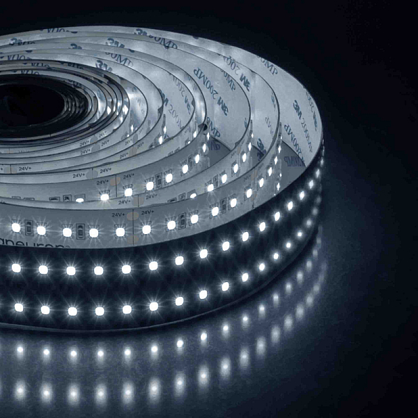 Светодиодная лента Apeyron 41W/m 240LED/m 2835SMD холодный белый 5M 00-307