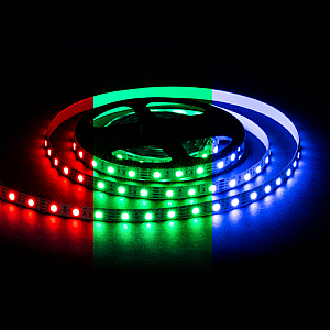 Светодиодная лента OGM 12В 5050 14,4Вт/м RGB 5м IP20 LSE-271