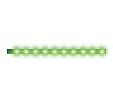 Светодиодная лента Uniel ULS-N21-2835-120LED/m-8mm-IP67-220V-8W/m-50M-GREEN бобина