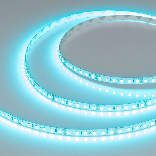 Светодиодная лента Arlight RT-A120-8mm 24V Tiffany (9.6 W/m, IP20, 2835, 5m) 043382