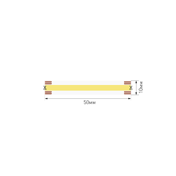 Светодиодная лента SWG PRO 24В COB 15Вт/м 2700-6500K 5м IP20 SWG-COB640-24-15-CCT 027999