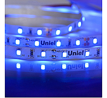 Светодиодная лента Uniel ULS-M11-2835-60LED/m-8mm-IP20-DC12V-4,8W/m-5M-BLUE PROFI катушка в герметичной упаковке