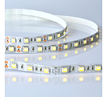 Светодиодная лента Uniel ULS-M25-5050-60LED/m-10mm-IP20-DC12V-14,4W/m-5M-3000K PROFI катушка в герметичной упаковке