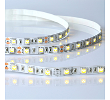 Светодиодная лента Uniel ULS-M25-5050-60LED/m-10mm-IP20-DC12V-14,4W/m-5M-3000K PROFI катушка в герметичной упаковке