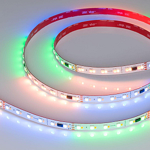 Светодиодная лента Arlight SPI-BA120-12mm 24V RGBW-Warm-PX6-BPT (16 W/m, IP20, 5060/2835, 5m) 040620