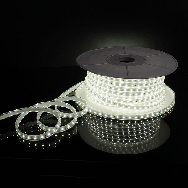 Светодиодная лента Elektrostandard 220V 8W 60Led 2835 IP65 холодный белый, 50 м 4690389170959