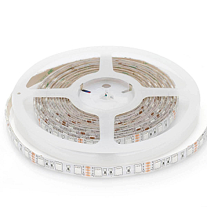 Светодиодная лента Apeyron 12В 14,4Вт/м smd5050 60д/м IP65 1м RGB 260BL
