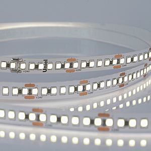 Светодиодная лента Uniel ULS-2835-180LED/m-10mm-IP20-DC24V-17W/m-5M-4000K катушка в герметичной упаковке