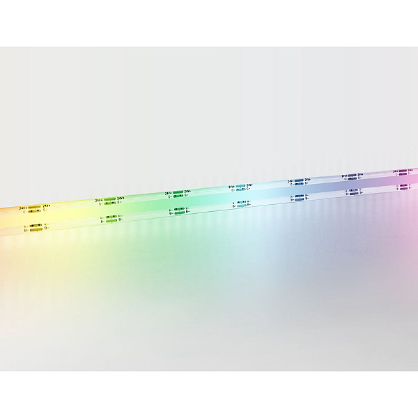 Светодиодная лента Ambrella Light Illumination COB 576Led/ 14W m/ 24V IP20 RGB/ 5m*10mm*3mm (4 конт.) GS4951