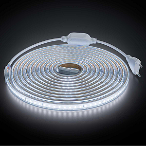 Комплект светодиодной влагозащищенной ленты OGM 6W/m 120LED/m 2835SMD холодный белый 5M SL-67