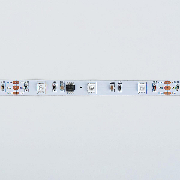 Светодиодная лента Elektrostandard 12V 7,2W 30Led 5050 IP20 RGB, 5м 4690389040160
