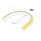 Светодиодная лента герметичная Arlight MOONLIGHT-TOP-X320-11x7mm 24V Day4000 (10 W/m, IP65, CSP, 0,5m, wire x1) (Образец) 055531
