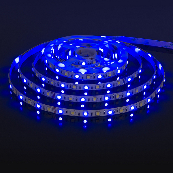 Светодиодная лента Elektrostandard 24V 14,4W 60Led 5050+5050 IP20 MIX RGB/холодный белый, 5м 4690389172274