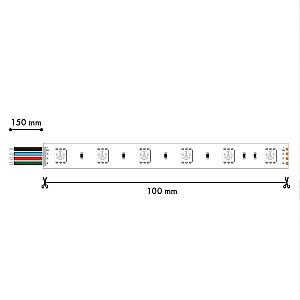 Светодиодная лента Favourite 5050 12Вт/м RGB 5м IP20 2001-71220
