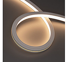 Светодиодная лента герметичная Arlight MOONLIGHT-PRO-TOP-X320-20x20mm 48V Warm3000 (10 W/m, IP67, 30m, wire x2) (Вывод боковой) 061074
