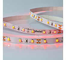 Светодиодная лента Uniel ULS-M11-2835-60LED/m-8mm-IP20-DC12V-4,8W/m-5M-RED PROFI катушка в герметичной упаковке