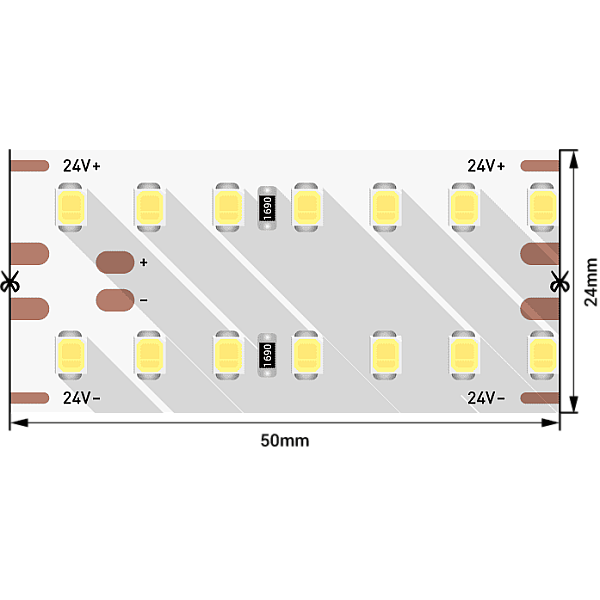 Светодиодная лента DesignLed DSG2280V2-24-NW-33 003246