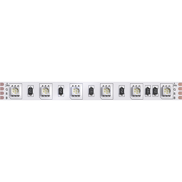 Светодиодная лента 24V 14,4W/m  RGB 5м Arte Lamp TAPE A2406010-01-RGB