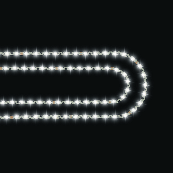 Светодиодная лента Apeyron 24В 8Вт/м smd2835 60д/м IP20 700Лм/м 5м 4000К 00-350