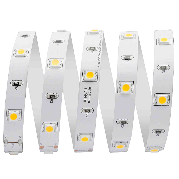 Светодиодная лента Apeyron 12В СТ 7,2Вт/м smd5050 30д/м IP20 360Лм/м 5м 3000К 00-37