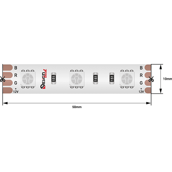Светодиодная лента DesignLed DSG560-12-RGB-65 001489