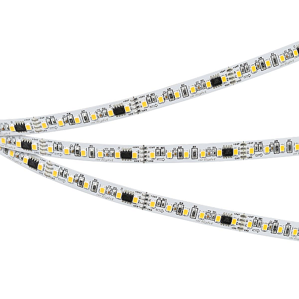 Светодиодная лента Arlight SPI-A120-10mm 24V Warm2700-PX6-BPT (11 W/m, IP20, 2835, 5m) 049437