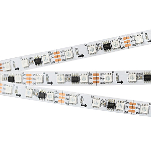 Светодиодная лента Arlight SPI-B60-10mm 12V RGB-PX3 14.4 W/m, IP20, 5060, 5m 026367(2)