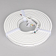 Светодиодная лента герметичная Arlight MOONLIGHT-PRO-TOP-X360-13x12mm 24V RGB (12 W/m, IP67, 10m, wire x2) (Вывод боковой) 055310