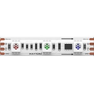 Светодиодная лента Maytoni Led Strip 12В 5050 14,4Вт/м RGB 5м IP 65 201243