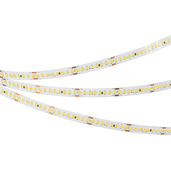 Светодиодная лента Arlight RT-A192-10mm 24V Warm2700 (17.6 W/m, IP20, 5m) (высок.эфф.150 лм/Вт) 038776(1)