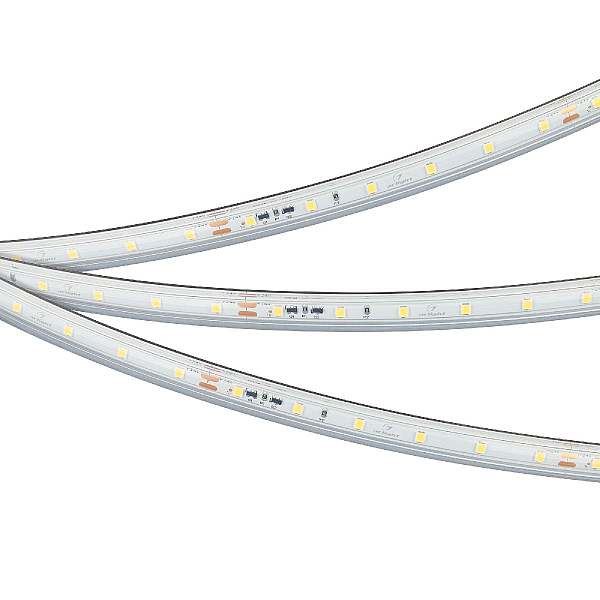 Светодиодная герметичная лента Arlight IC-PS-A60-10mm 24V Warm3000 (4.8 W/m, IP67, 2835, 10m) 050656