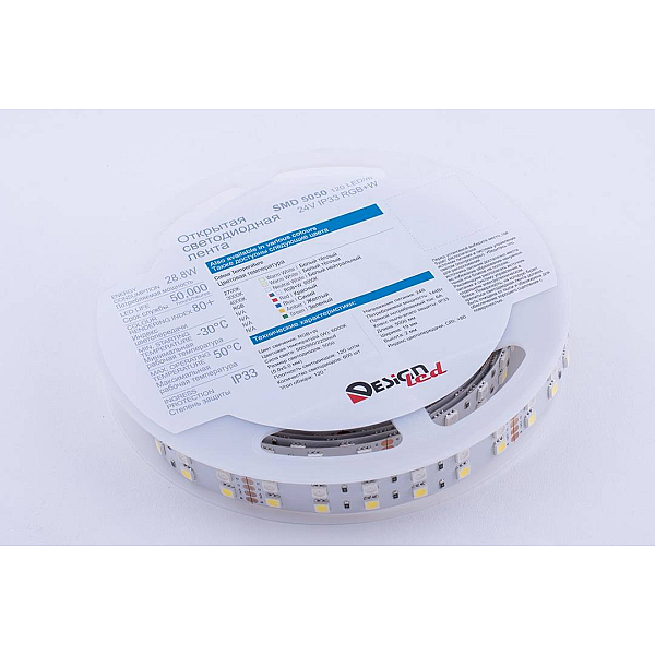 Светодиодная лента DesignLed DSG5120-24-RGB+W-33 000514