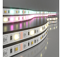 Светодиодная лента Elektrostandard 24V 14,4W 60Led 5050+5050 IP20 MIX RGB/теплый белый, 5м 4690389172250