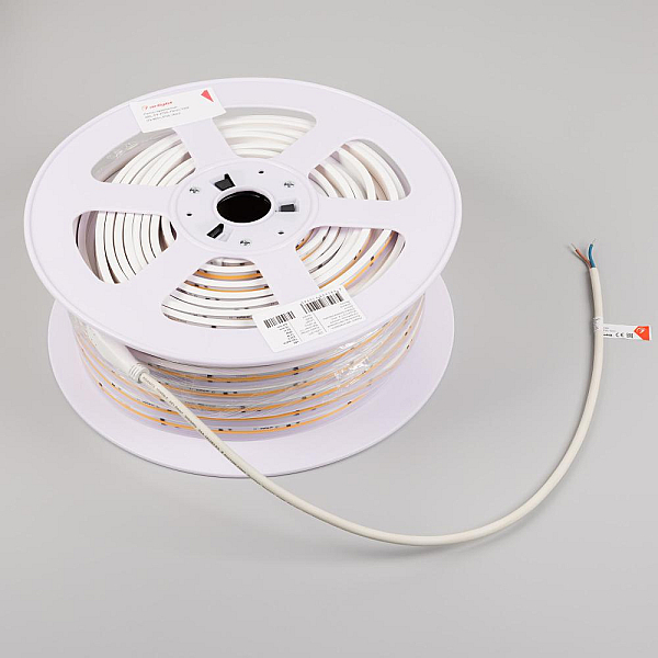 Светодиодная герметичная лента Arlight ARL-PV-X720-15mm 230V Warm3000 (14 W/m, IP65, 50m) 054670