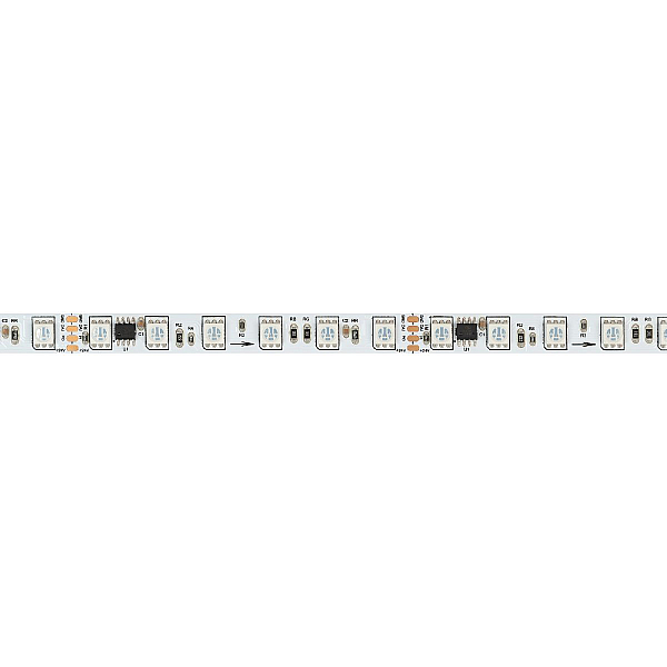 Светодиодная лента Arlight 16W/m 72LED/m 5060SMD разноцветный 5М DMX-B72-10mm 24V 037869
