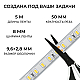 Светодиодная лента Apeyron 24В, 9,6 Вт/м, 800 лм/м, 4000К, smd2835, 120 д/м, IP65, 5м 00-442