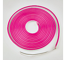 Светодиодная лента Uniel ULS-N11-2835-120LED/m-8mm-IP67-DC24V-10W/m-15M-PINK катушка в герметичной упаковке