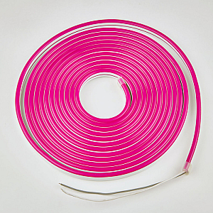 Светодиодная лента Uniel ULS-N11-2835-120LED/m-8mm-IP67-DC24V-10W/m-15M-PINK катушка в герметичной упаковке