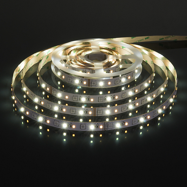 Светодиодная лента Elektrostandard 24V 16W 90Led 5050+2835+2835 IP20 MIX RGB/теплый белый/холодный белый, 5м 4690389172328