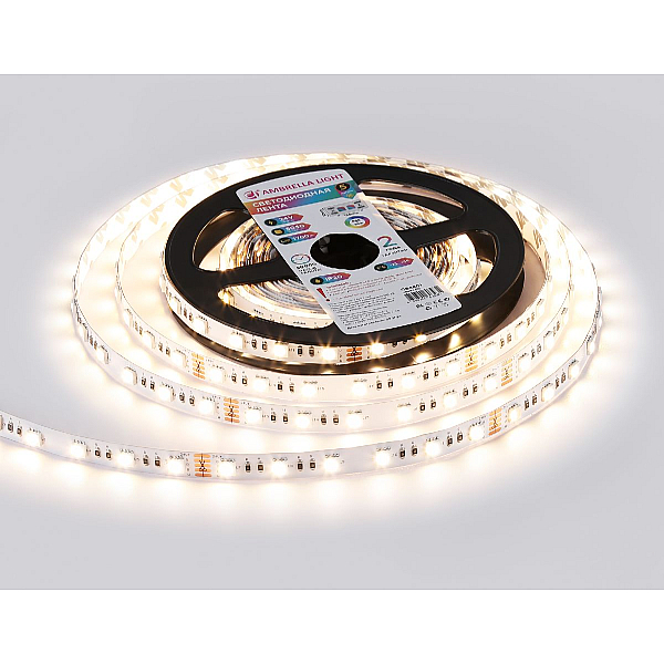 Светодиодная лента Ambrella Light 10W/m 60LED/m 5050SMD RGBW+теплый белый 5M GS4401