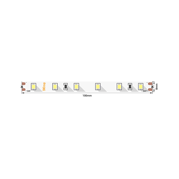 Светодиодная лента SWG SWG2P60-24-4.8-W 005270