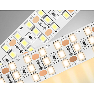 Светодиодная лента трехрядная Ambrella Light LED Strip 24В 2835 26Вт/м 3000K 5м IP20 GS3901